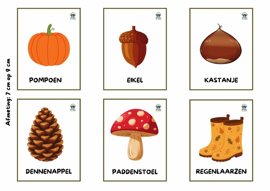Voorbeeld 3 uit Herfst vol verwondering – Mini | jongste kleuters – Taal & Creatieve opdrachten