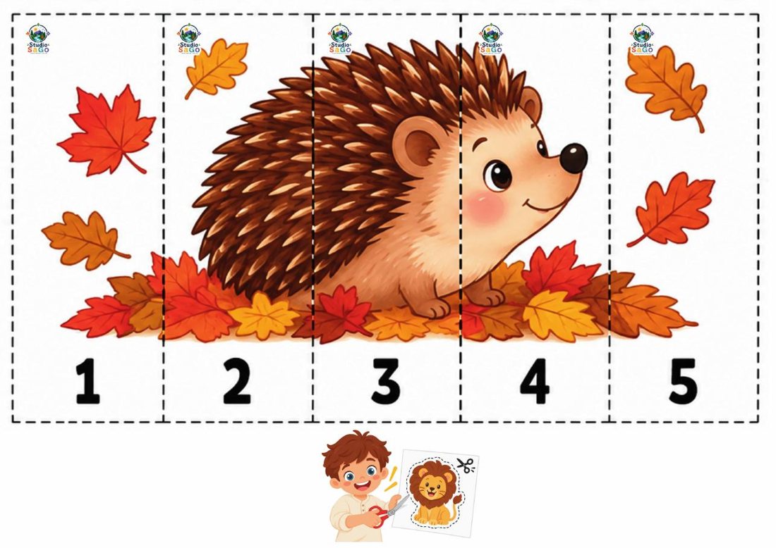 Voorbeeld 3 uit Herfst vol verwondering – Mini | jongste kleuters – Wiskunde & Onderzoek