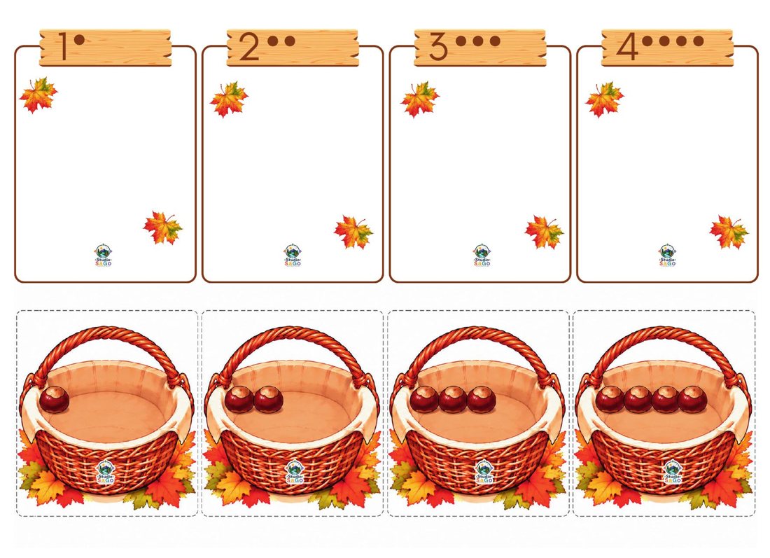 Voorbeeld 1 uit Herfst vol verwondering – Mini | oudste kleuters – Wiskunde & Onderzoek